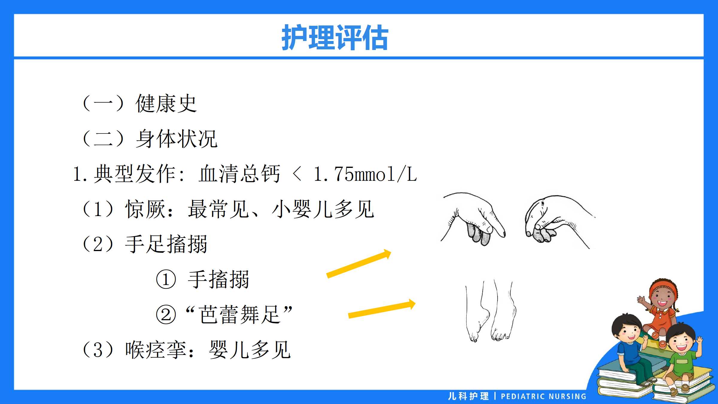 3.2.2 维生素d缺乏性手足搐搦症